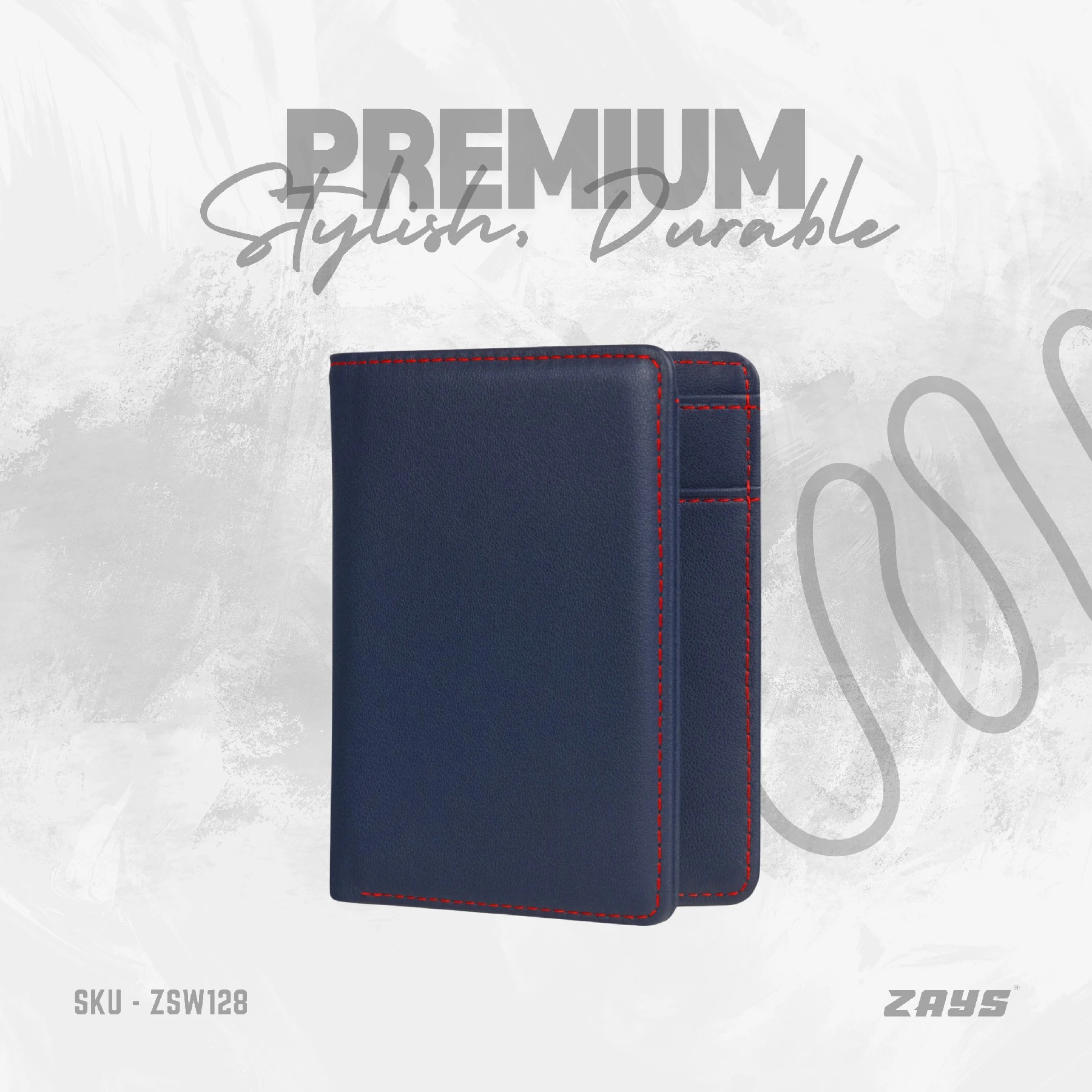 Zays Premium Leather Compact, Durable & Stylish Bifold Short Wallet