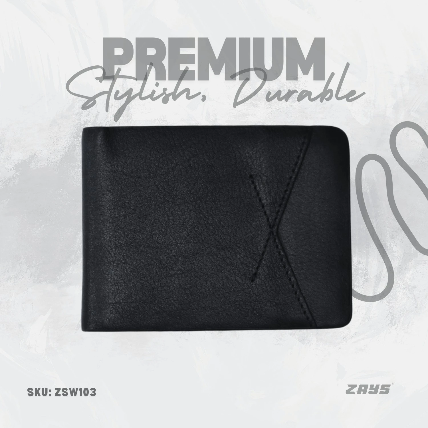 Zays Premium Leather Compact, Durable & Stylish Bifold Short Wallet