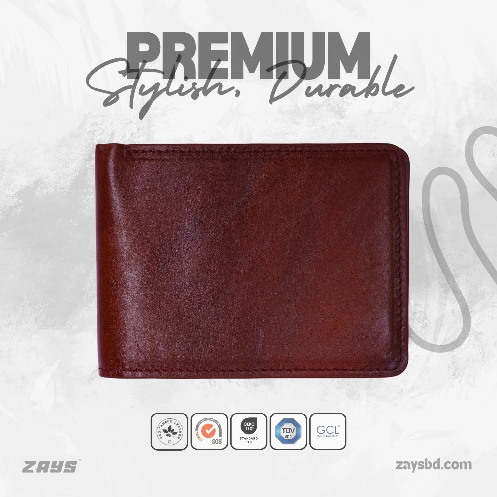 Zays Premium Leather Compact, Durable & Stylish Bifold Short Wallet