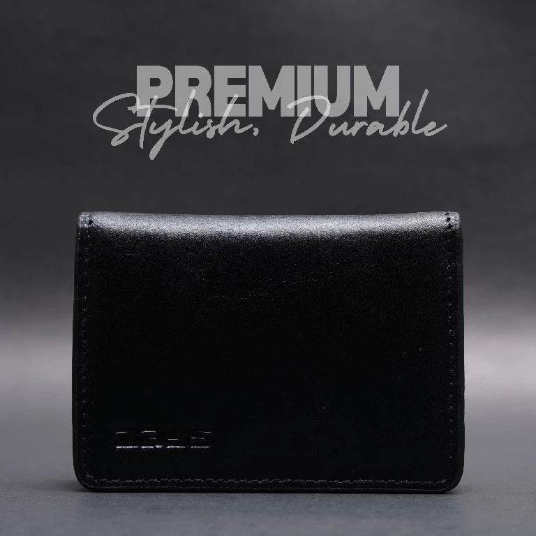 ZAYS Premium Slim & Eco-Friendly Leather Magnetic Card Holder Mini Wallet