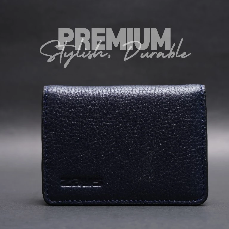 ZAYS Premium Slim & Eco-Friendly Leather Magnetic Card Holder Mini Wallet