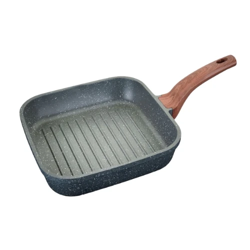 SKB Cookware DIE CASTING GRILL PAN without Lid Kitchen Items (Induction) 26cm - 