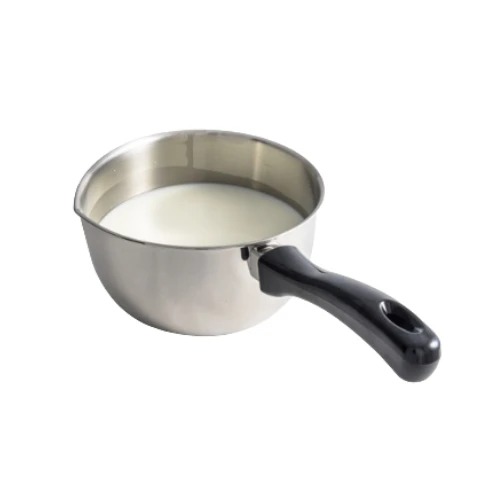 SKB Stainless Steel Milk Pan with Bakelite Long Handle - 16cm