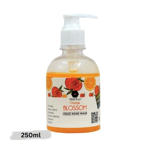 Sparkbliss Orange Blossom Liquid Hand Wash – 250ml (Surfactant Based)