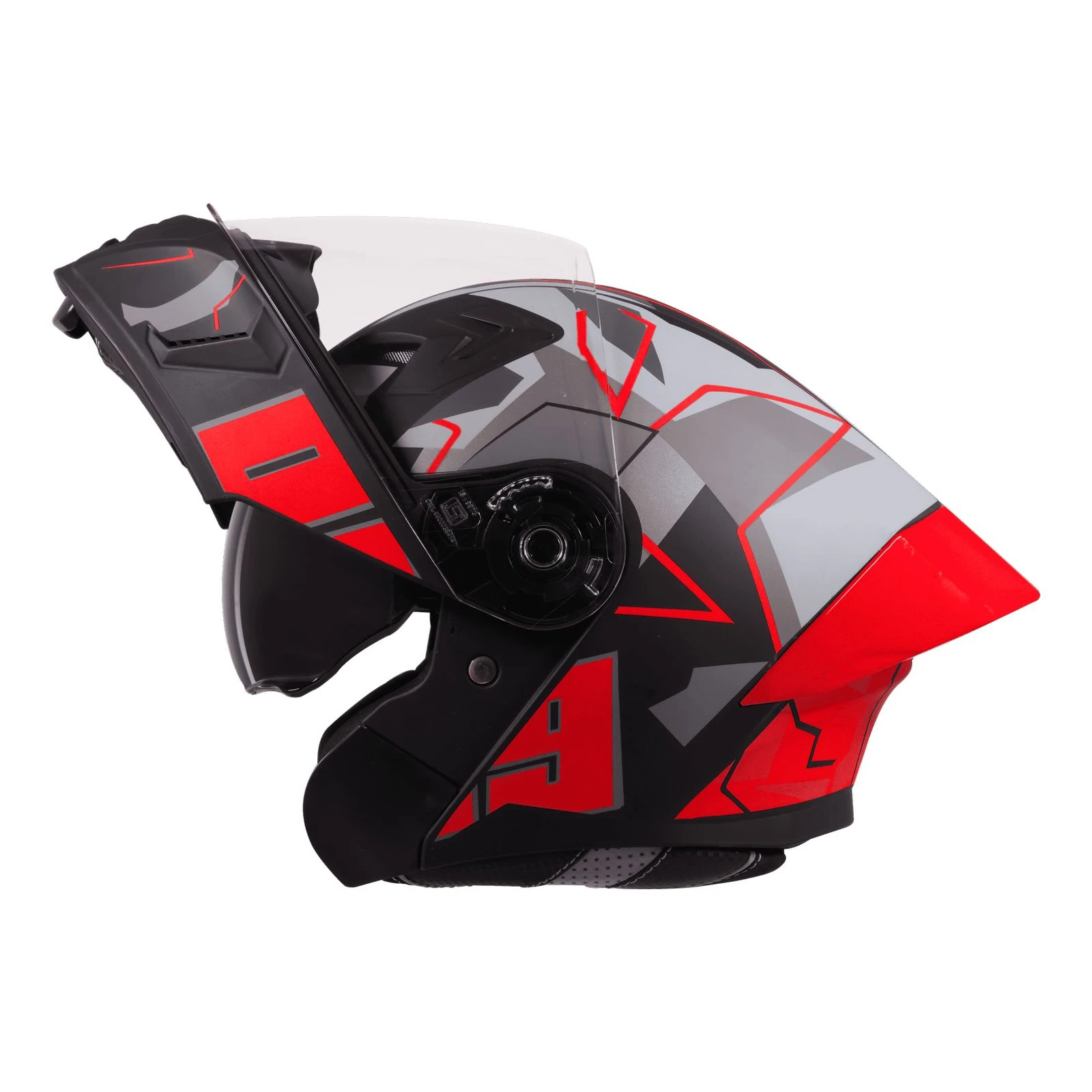SBA-20 ISS 09 GLOSSY BLACK WITH RED