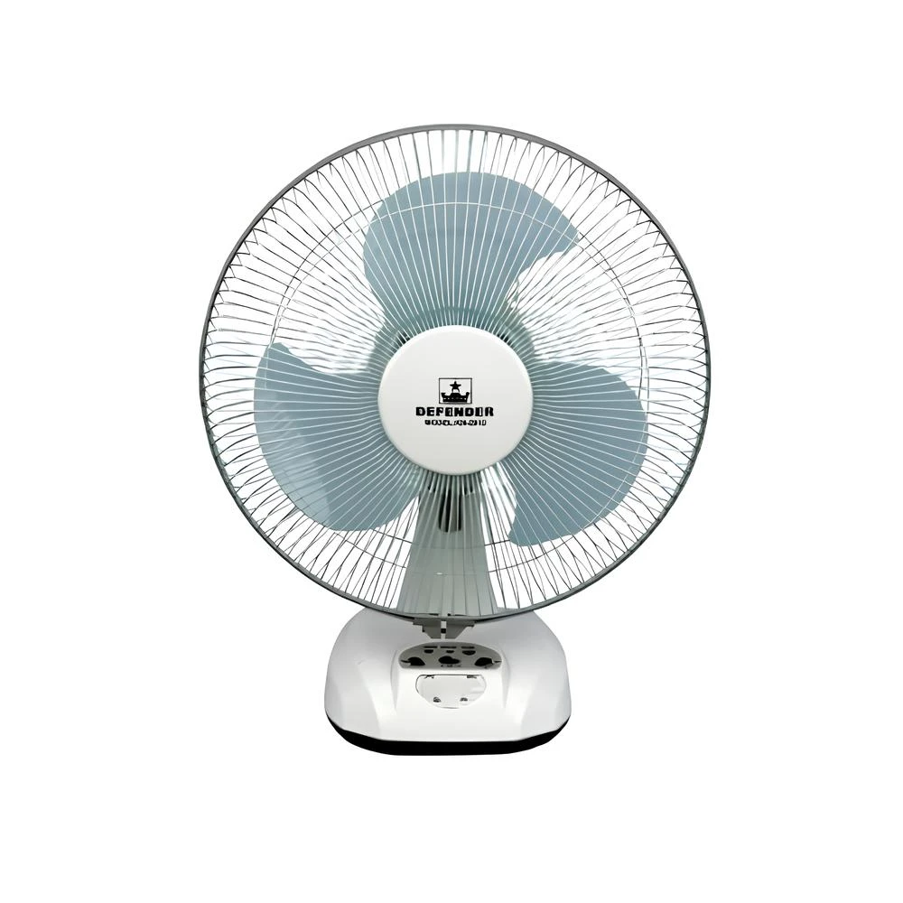Defender KN-2912 Rechargeable Fan AC-DC with LED Multi-Function - 12 Inch